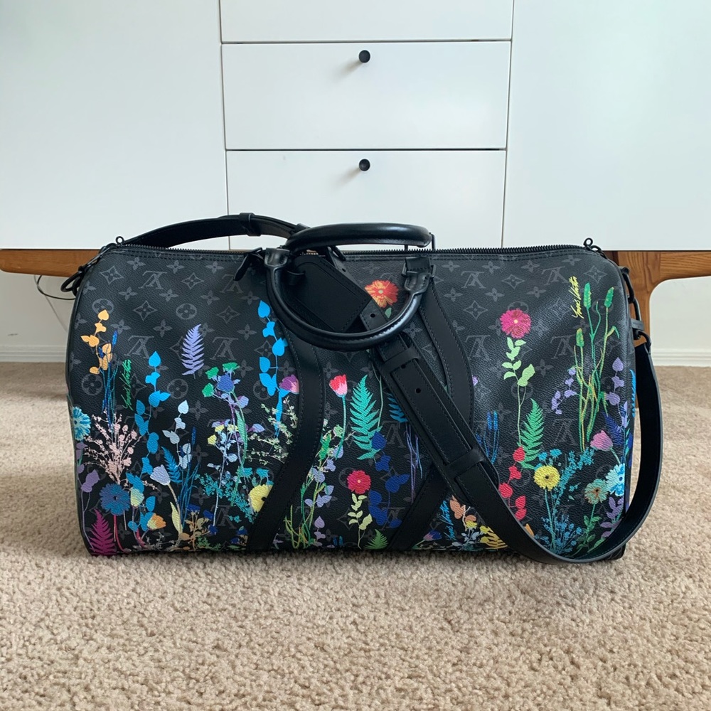 SOLD!!! NWT Louis Vuitton Foliage Keepall 50 - Picture 2 of 16